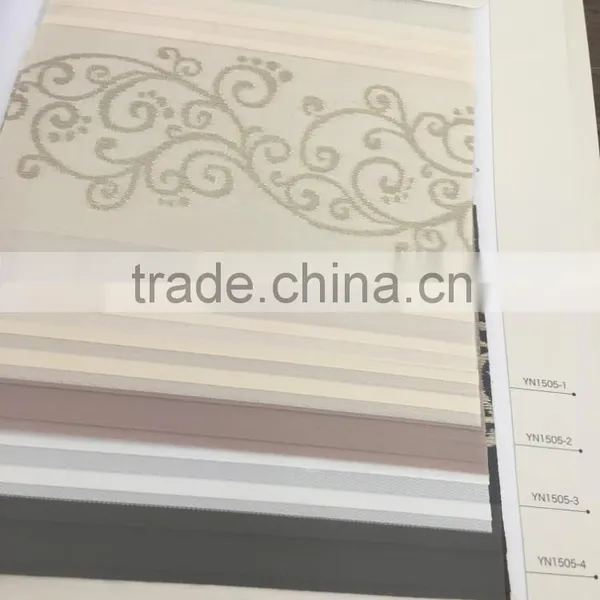 DISCOUNT HIGH-QUALITY JACQUARD ZEBRA BLINDS SHADE FABRIC photo-5