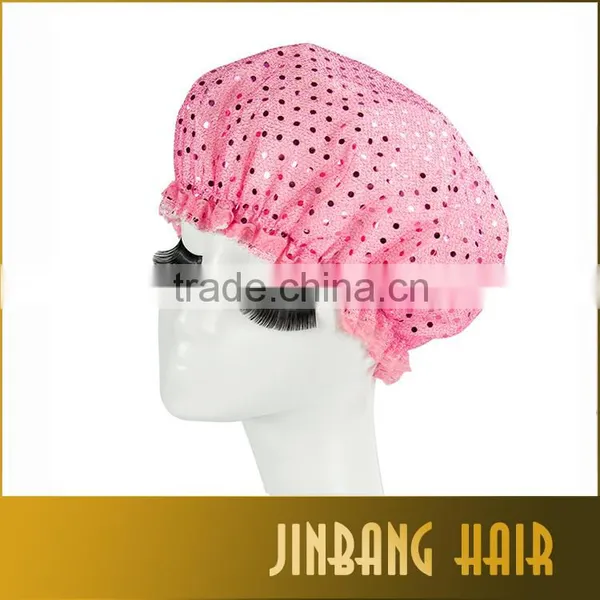 2016 New High Quality Night Sleep Cap Bonnet Hat For Long Hair Lady Girl Silk Hair Bonnet Nightcap photo-5