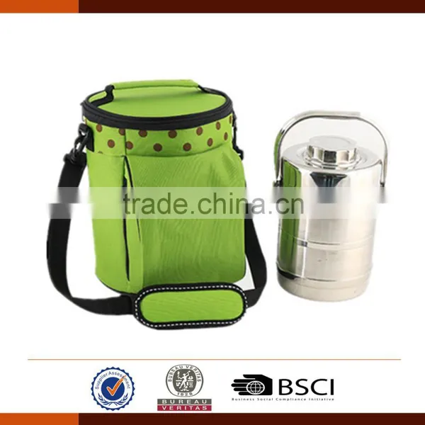 Outdoor Insulated Thermos Picnic Bag With Shoulder Strap photo-6