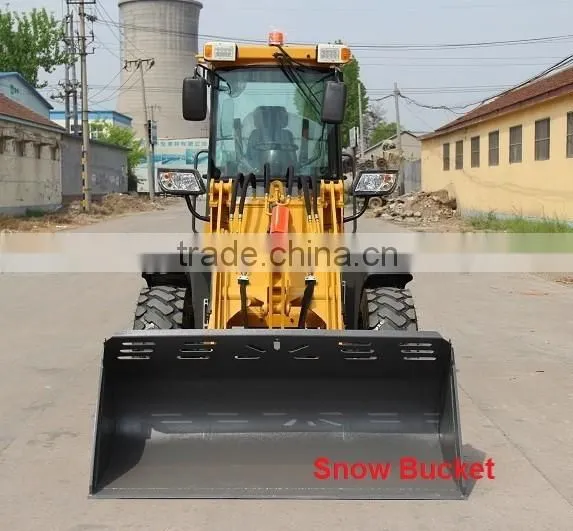 Snow Bucket for Loader, Wheel Loader With Snow Bucket