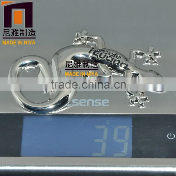 High Quality Gecko Shape Metal Beer Bottle Opener Keychain photo-6