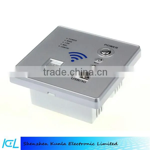 Wholesale Wall Socket USB WIFI Router WIFI AP Wireless WIFI USB Charging Panel Socket photo-2