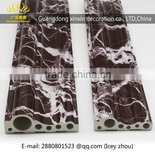 Factory Price Interior House Design Construction Fireproof Material Violet Red Molding Line photo-6