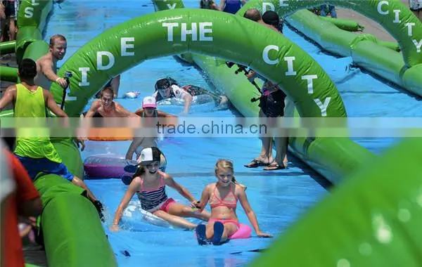 Lanqu Giant 300m Slip n Slide Slide the City photo-2