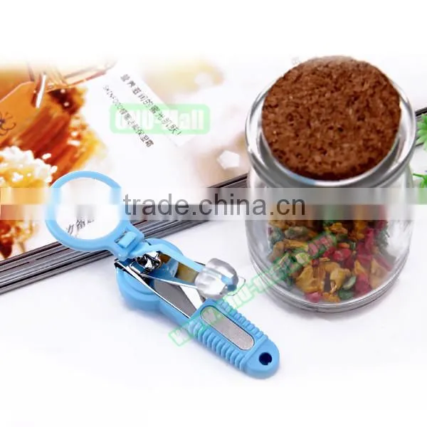 Wholesale Stainless Steel Manicure Pedicure Nail Clipper Cutter With Magnifier photo-3