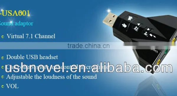 USB 2.0 7.1 Channel 3D Audio Sound Card Adarptor photo-2