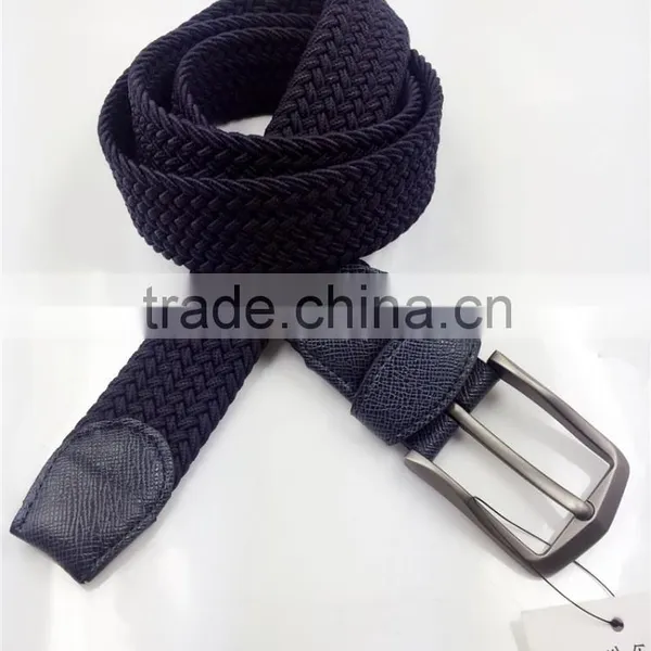Men's Elastic Belt With PU