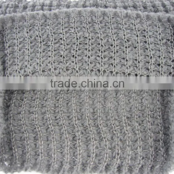 Stock Item Cheap Circle Scarf Gray Loop Scarf Knitted Round Neck Scarf photo-4
