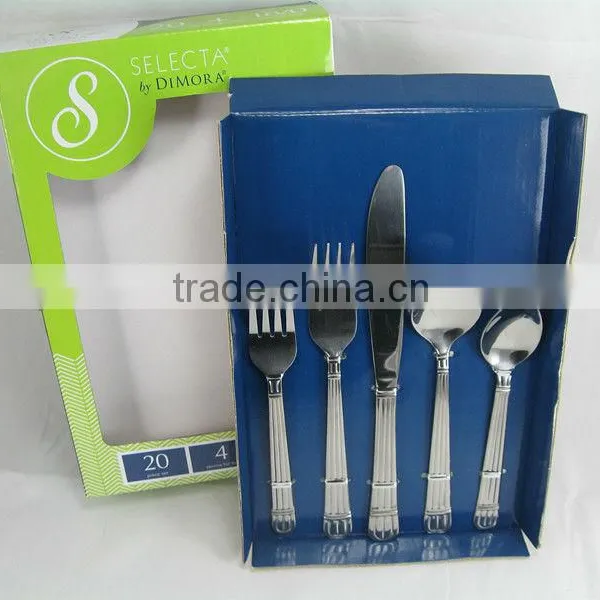 24pcs Cutlery Set With Color Box photo-2