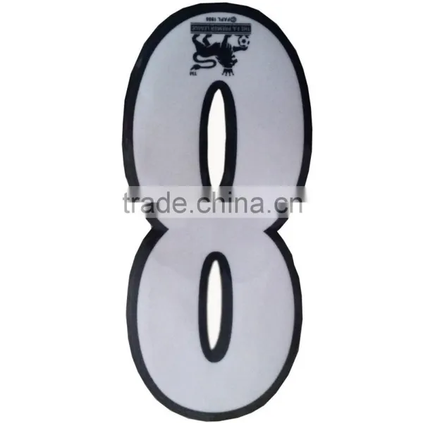 Factory Direct Jersey Numbers and Letters Flock Heat Transfer Paper Custom Iron on Heat Transfer photo-2