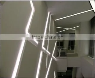 2016 Frosted PC Cover Recessed Linear LED Aluminium Profile for Led Strips Lighting Project photo-6