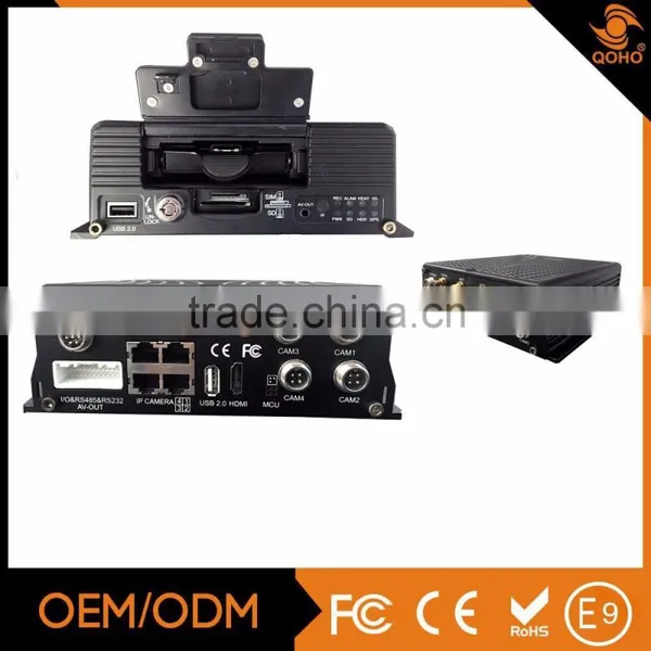 4 Channels 1080P High Definition Hard Disk/SSD Mobile DVR/NVR,MDVR8104HP
