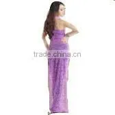 Sexy High Elastic Lace Belly Dance Dress Costume in 4 Bright Colors for Belly Dance Practice in Autumn and Winter photo-4