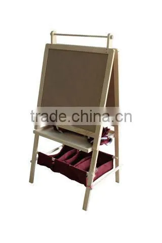 Multifunctional Magnetic Kids Wooden Easel Blackboard