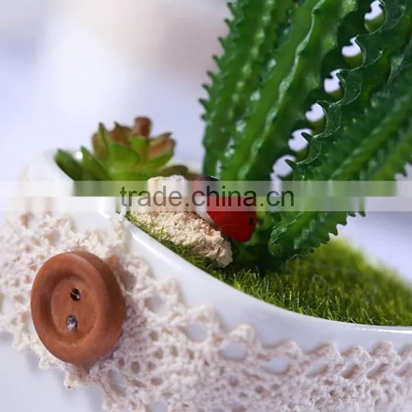 Home Garden Decoration Artificial Succulent Pots Wholesale Bonsai Pot photo-3