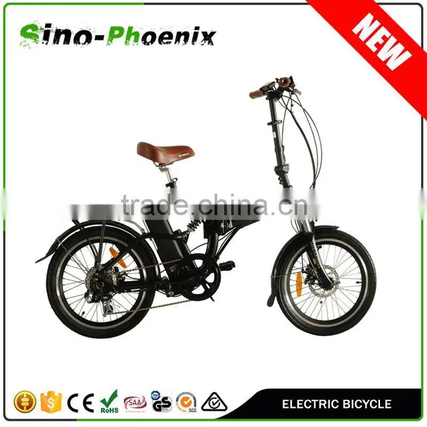 Hot Selling OEM Mini Folding Electric Bicycle With Suspension ( PN-TDN05Z )