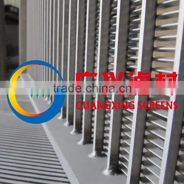 wedge wire grille panel used in the floor decoration