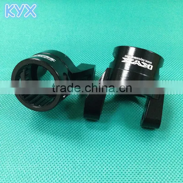 Kyx Billet Machined Alloy C Hub Carrier (2) for Axial Wraith Black photo-3