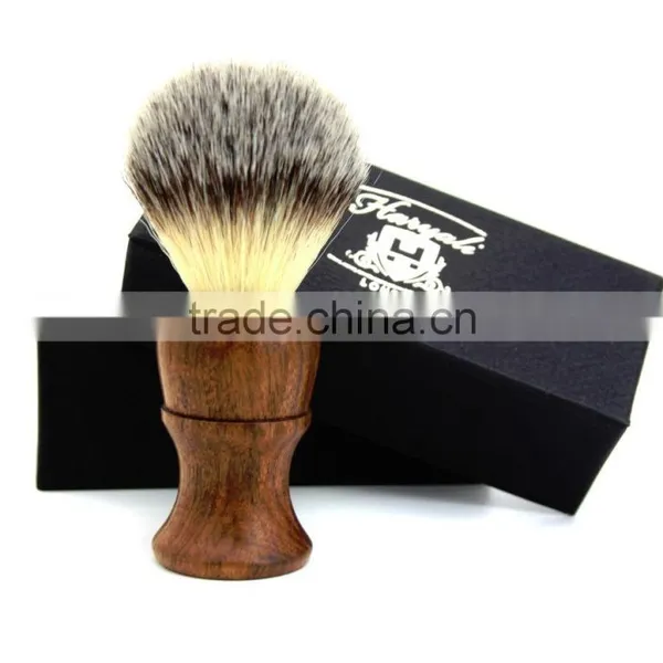 Shaving Brush Synthetic Hair in Wooden Handle Brush photo-4