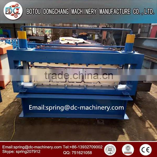 Trapezoid Floor Deck Plate Roll Forming Machine photo-3