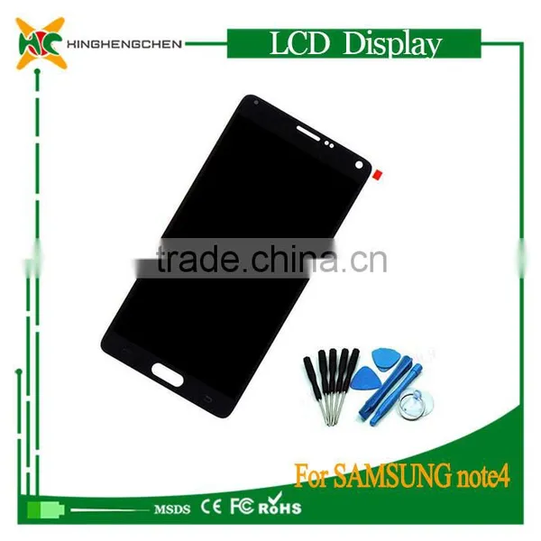 100% Warranty Mobile Phone Touch Screen Digitizer LCD for Galaxy Note 4 N9100 Lcd photo-2