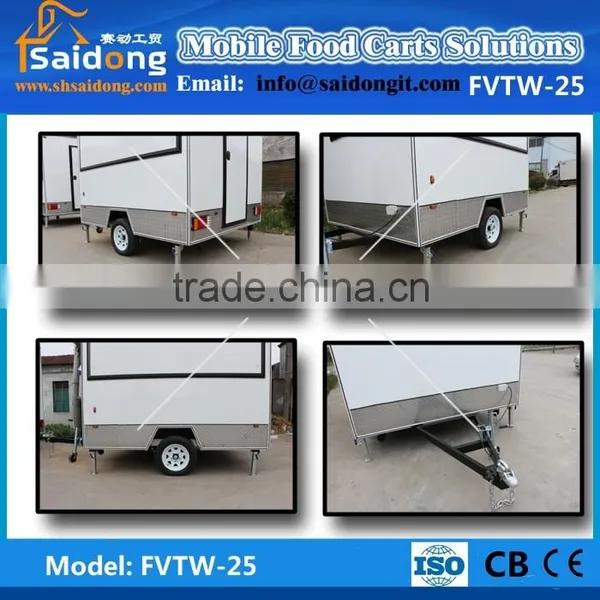 New Style New Shape Food Truck Fast Food Van/hamburgers Carts Food Cart for Sale photo-6