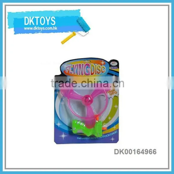 Pull Line Flashing Flying Disc Plastic Mini Frisbee With Light EN71/7P/ASTM/HR4040/62115