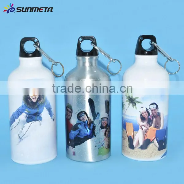 600ml White Coated Sublimation Aluminum Bottle Bicycle Sports Water Bottle LH-03 photo-4