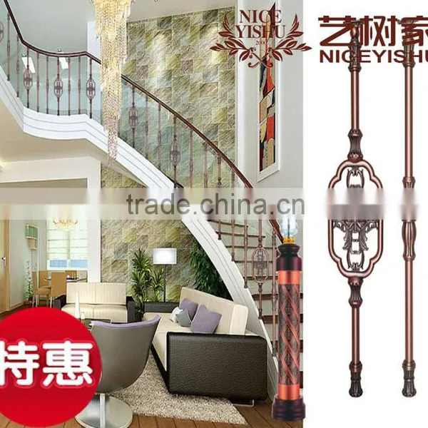 Wrought Iron Stair Railings for House Flooring Design photo-5
