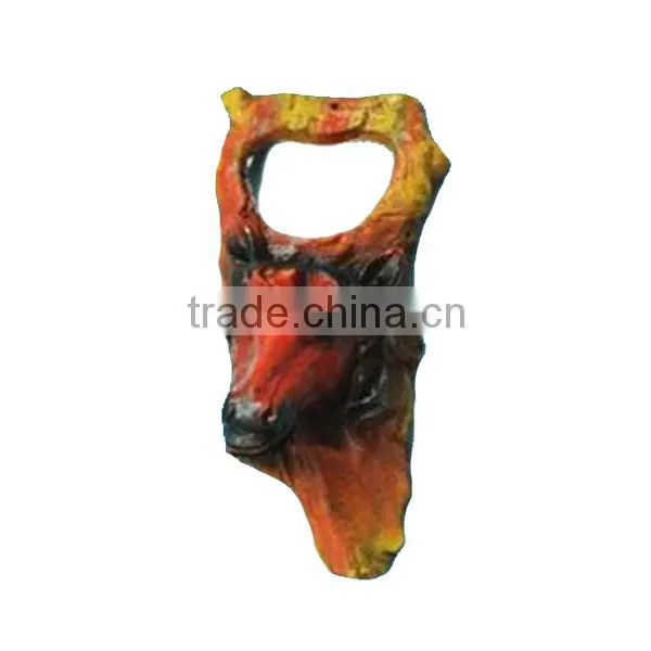 Funny custom resin animal theme horse wine opener kit