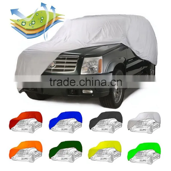 2-sides Stretch Fabric Waterproof Car Cover