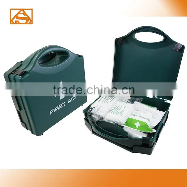 Blue Plastic First Aid Box