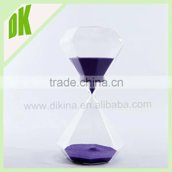 Black Sand,purple Sand,green Sand .... Colorful Hourglass Beautiful Homedecoration / Wholesale Custom 2 Minute Toothbrush Timer photo-2