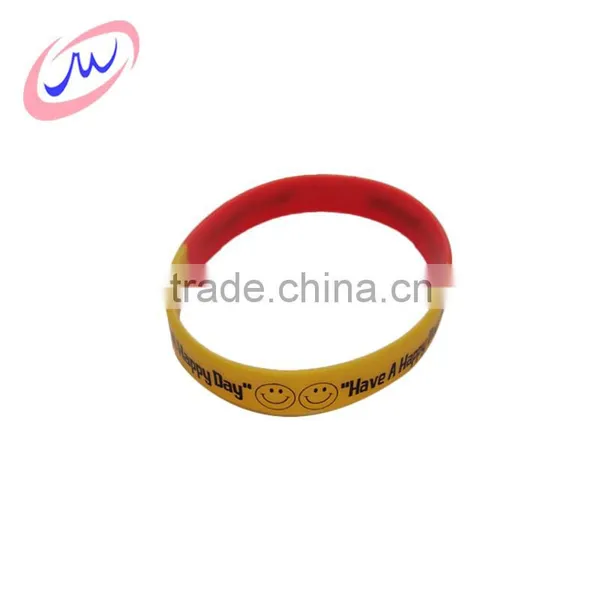 Latest New Model Short Time Delivery Recycled One Inch Silicone Bracelet/wristband photo-4