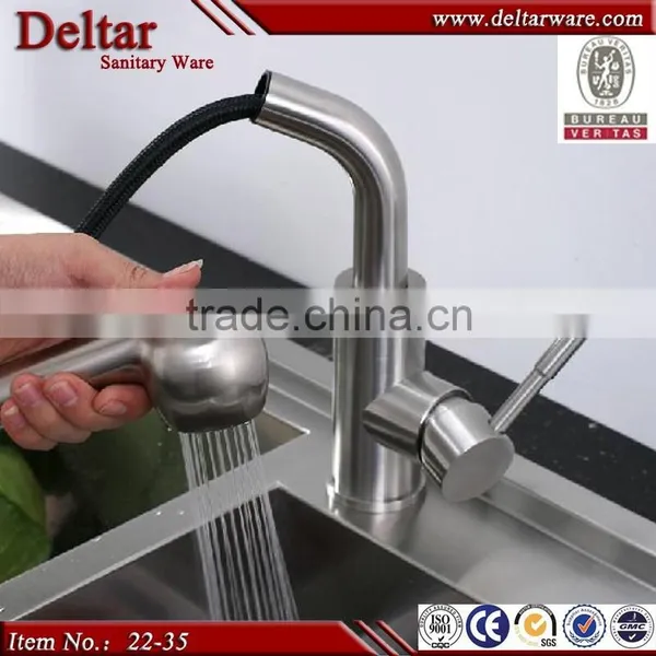 Good Quality Stainless Steel 304 Sink Faucet Pull Out Kitchen Faucet photo-5