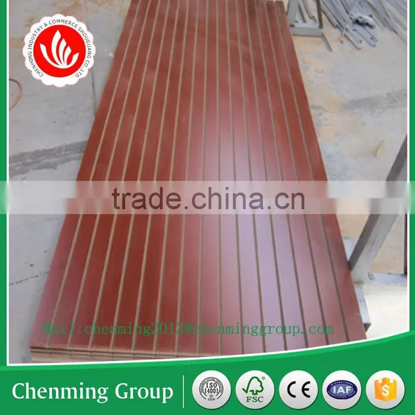 Slotted Melamine Mdf Shelf With Aluminum Bar photo-5