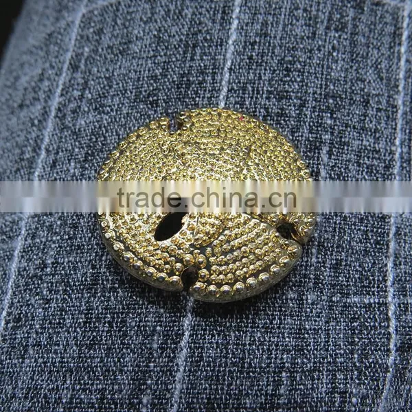 Designer Gold Round Button For Garment photo-5