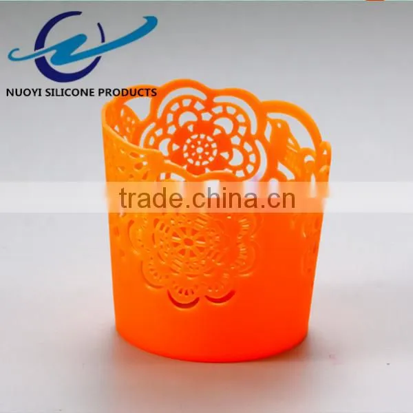 Coffee Mug Silicone Cup Sleeve With Beautiful Flower Shape photo-2
