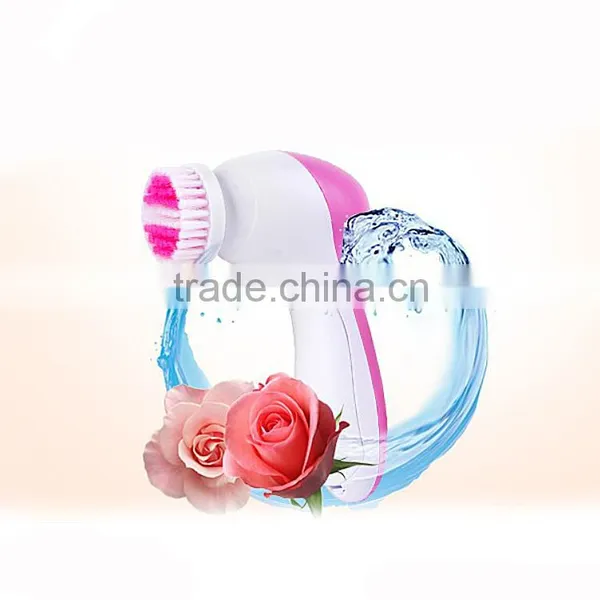 2016 New Product 5 in 1 Multifunction Electric Face Facial Cleansing Brush Spa Skin Care Massager Beauty Care Brush photo-4