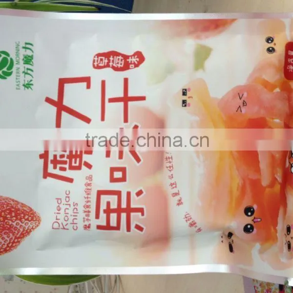 Delicious Konjac Dried Snack With Grapes Apple Organe and Strawberry Flavor photo-6
