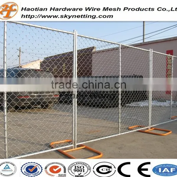 Hot Dipped Galvanized Round Pipe Frame Chain Link Temporary Fence for American Market photo-5