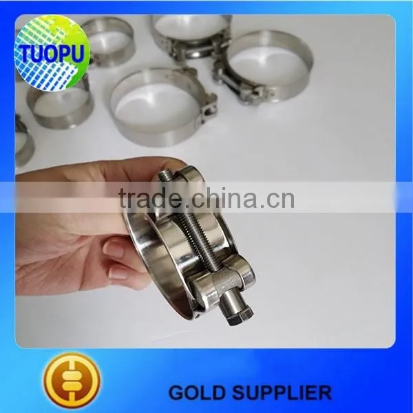 Promotional Hardware Strong Stainless Steel Hose Clamp,heavy Duty Metal Hose Clamp With Nut photo-2