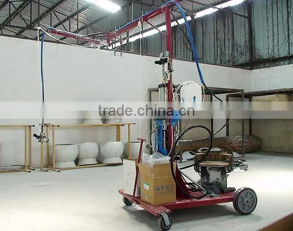 Fiber-Resin Spraying Equipment High performance fiber spray machine with gun