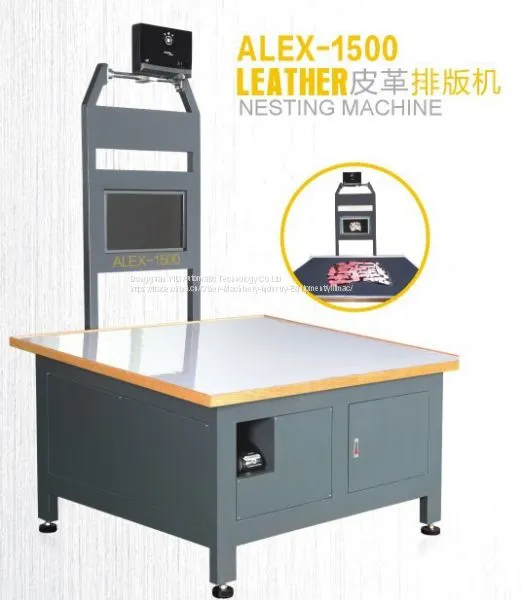 ALEX-1500A Automatic Leather Nesting and Cutting Machine,Computerized Leather Nesting and Cutter