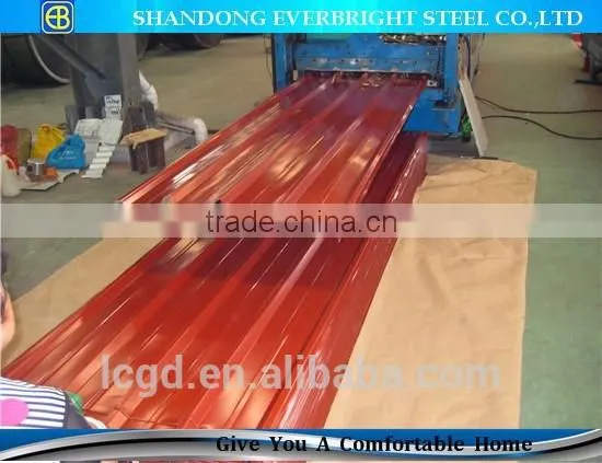 Galvanized Prepainted Corrugated Steel Ppgi Roofing Sheet photo-2