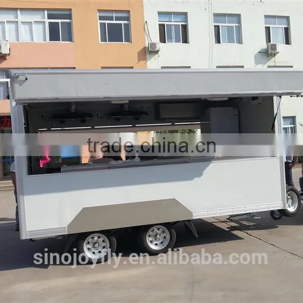 Steel Mobile Food Kiosk for Sale German Made Generator for Mobile Moving Function photo-3