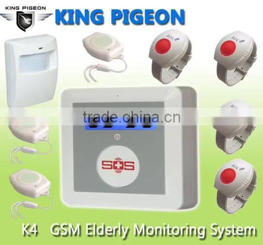 K4 GSM Elderly care Monitoring Alarm system