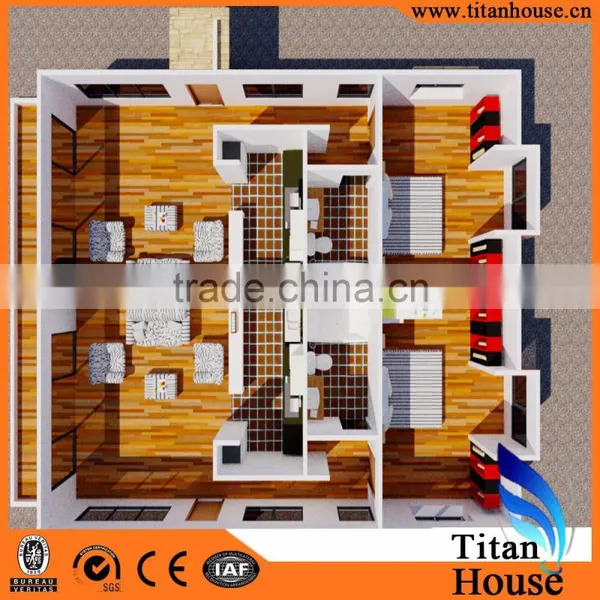One Level Low Cost Customized Design Steel Prefabricated Bungalow photo-5