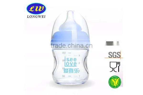 LFGB Standard Glassware Bottle Baby Feeding Bottle BPA FREE photo-2