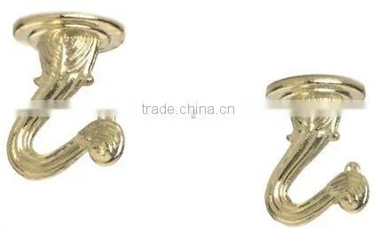 Brass Hooks For Home Clothes Hanging photo-3